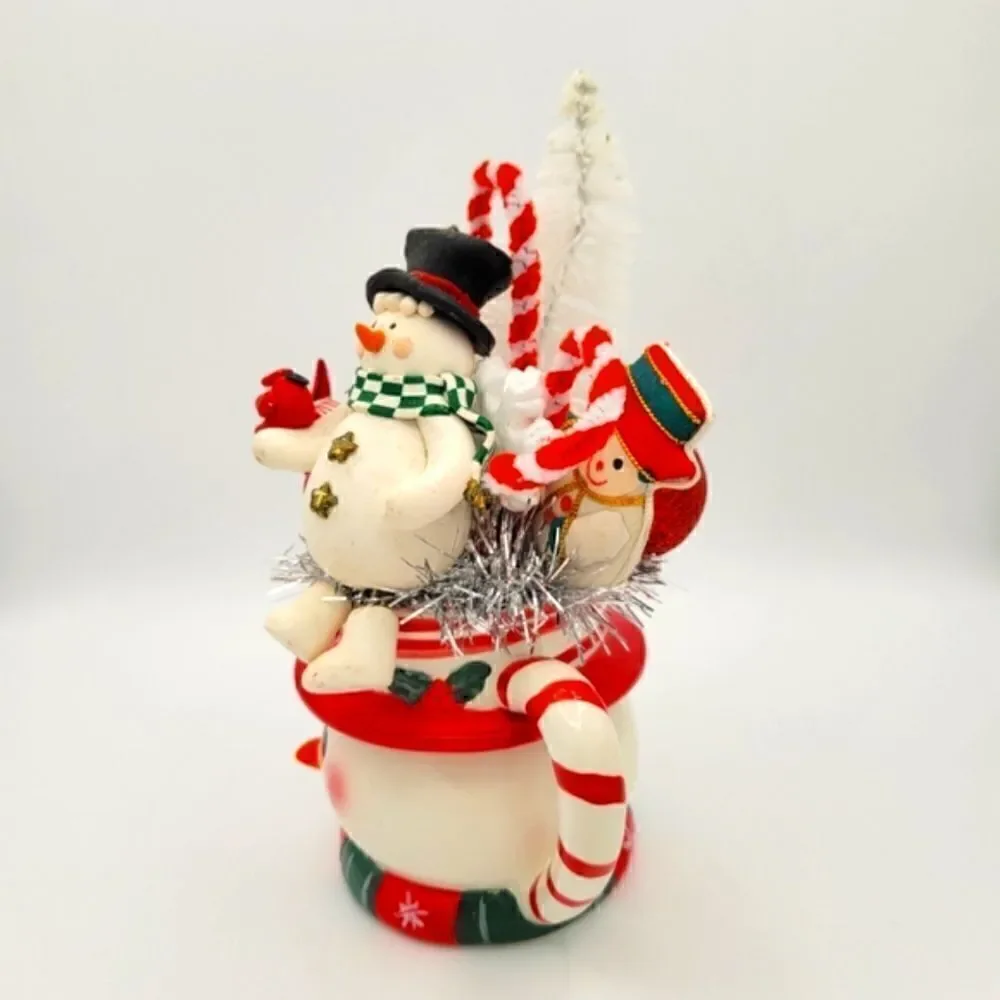 Vintage Frosty the Snowman Christmas Mug Assemblage